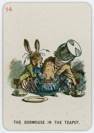 Die Schlafmaus in der Teekanne von John Tenniel